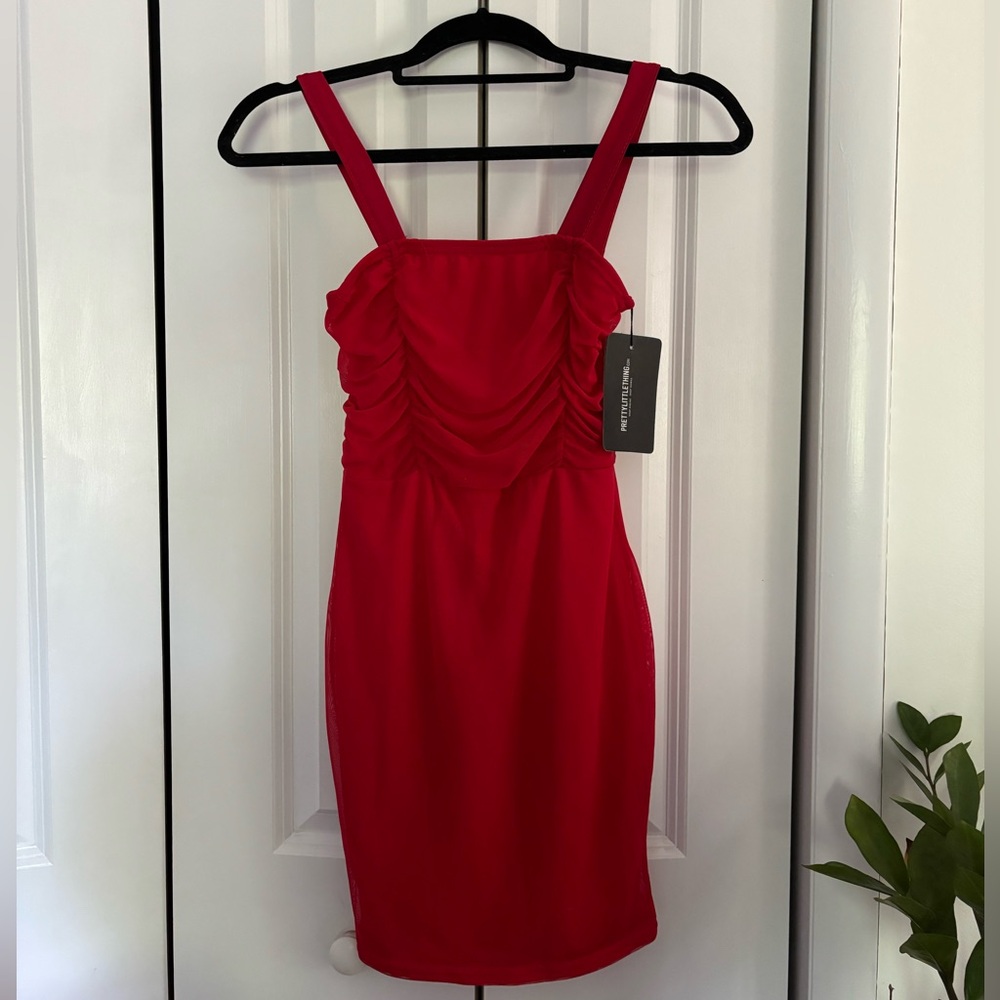 Red PrettyLittleThing Dress